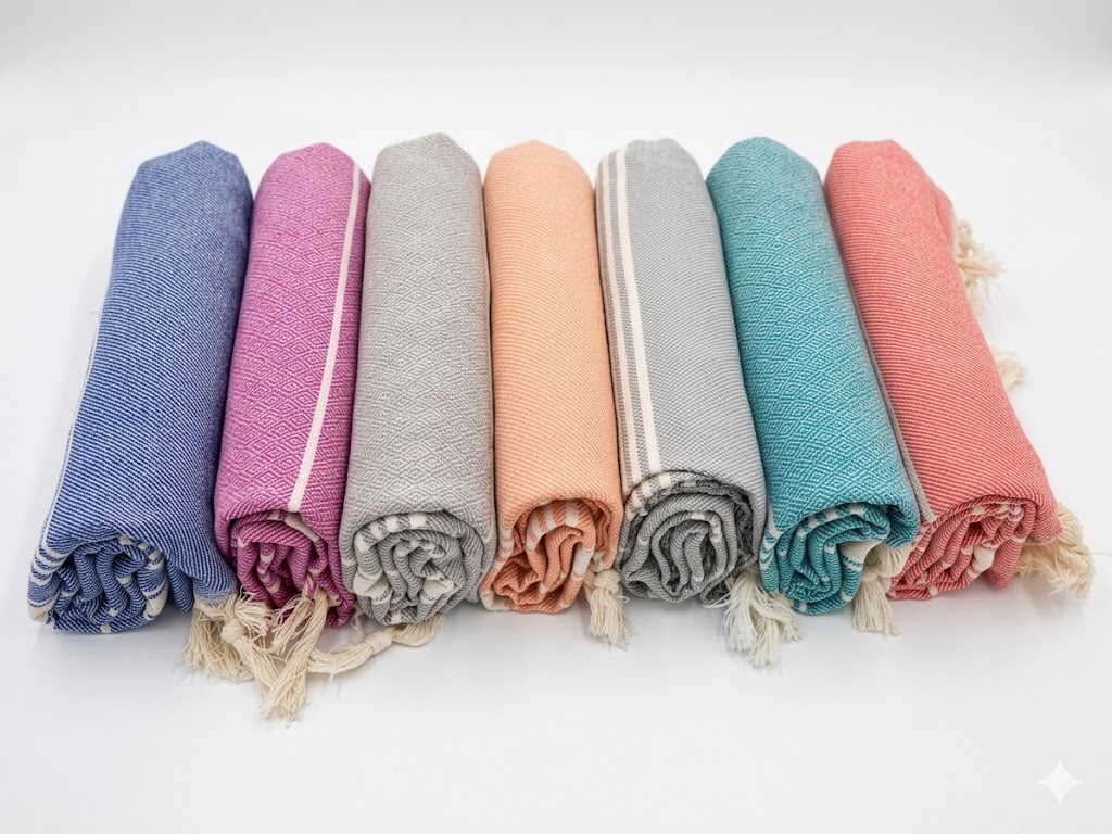 Multi-Color Turkish Peshtemal Towel Collection — 100% Cotton - Image 4