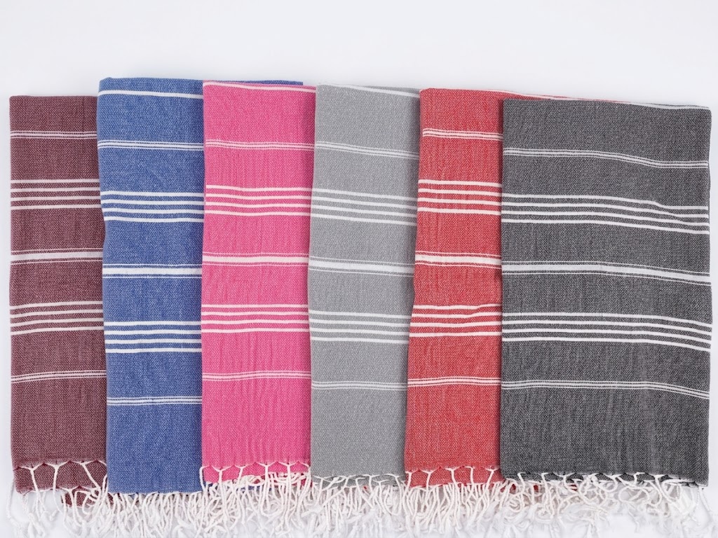 Turkish Peshtemal Towel — 100% Cotton, Striped Design - Image 2