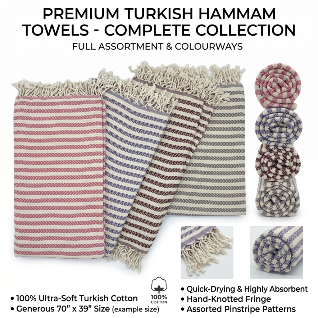 Turkish Peshtemal Towel — 100% Cotton