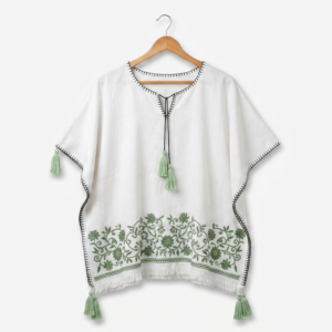Patterned Swimsuit Cover-Up Dress — One Size, Lightweight Beachwear